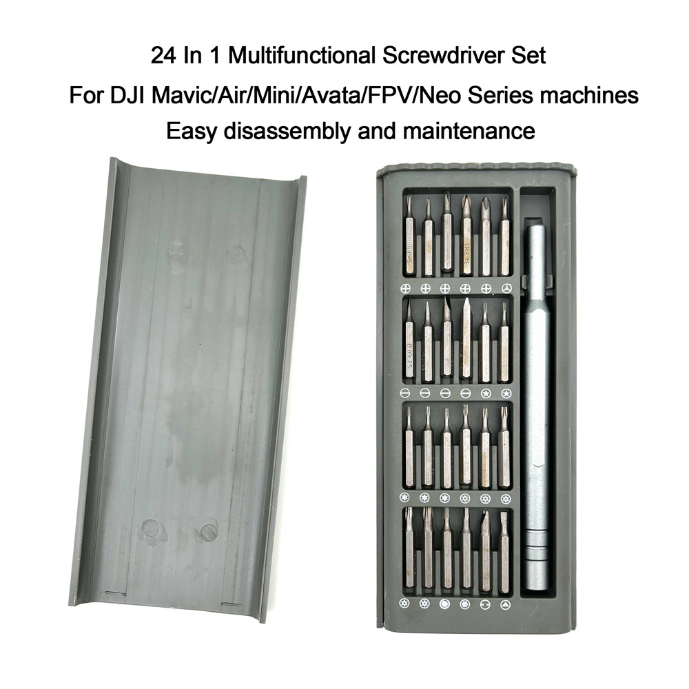 Micro Screwdriver Kit - Drone-reparatieset 24-in-1 multifunctionele schroevendraaierset voor DJI