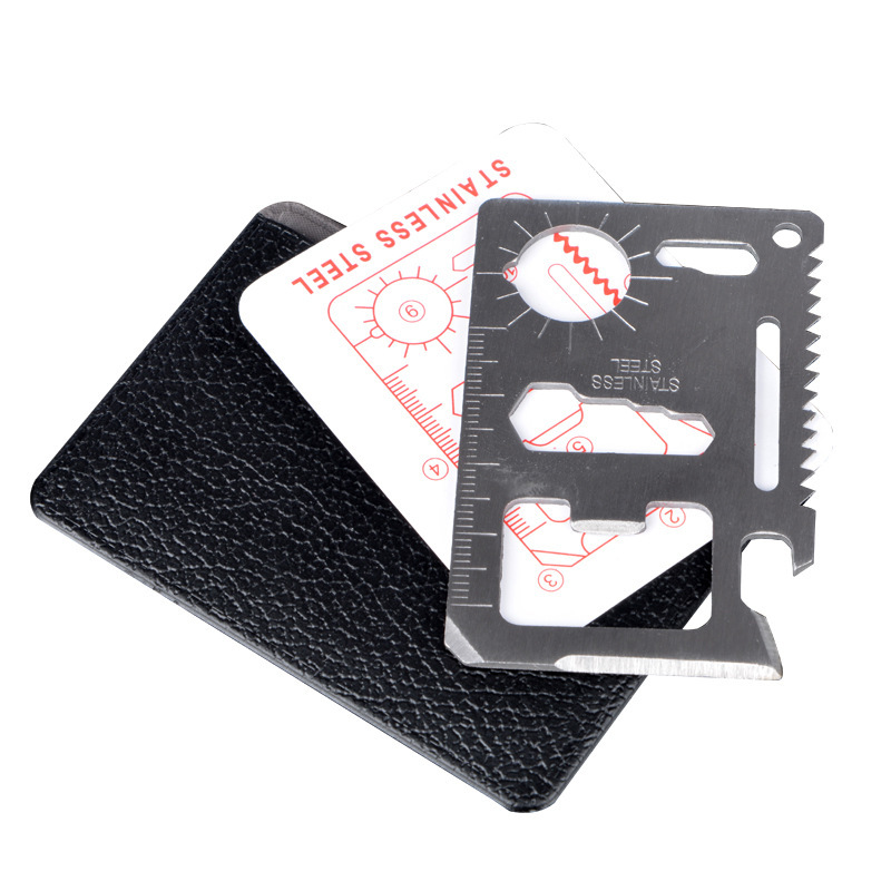 Multitool Credit Card - Pocket Tool Creditcard 11-in-1 draagbare outdoor