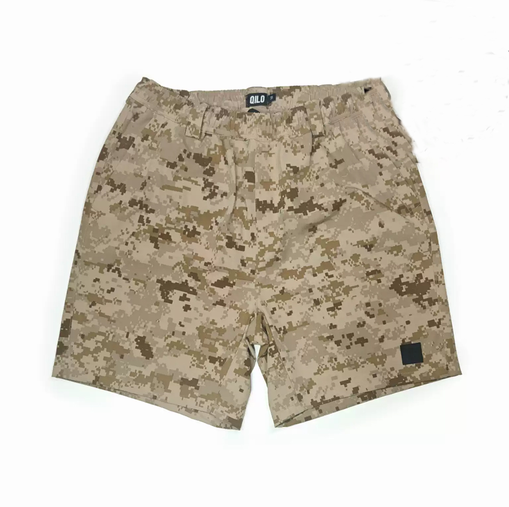 Edc Carry Co - QILOxIRREGULARS Co-branded tactische trainingsshorts Orange Peel-versie