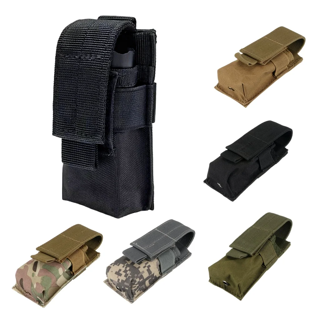 Edc Carry Flashlight - Molle Tactische M5 Zaklamp Pouch 9MM