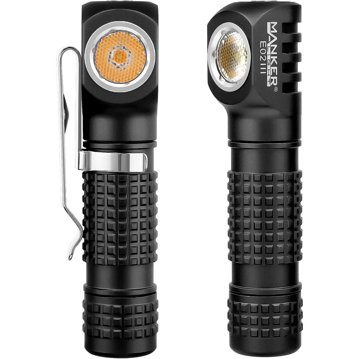 Edc Carry Flashlight - Manker E02III Everyday-Carry-zaklamp, USB-c oplaadbare 10440