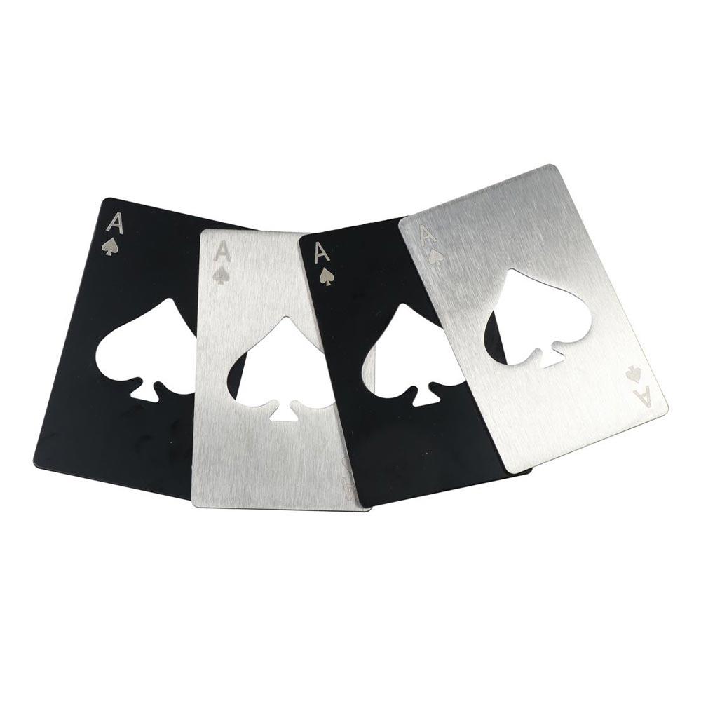 Multitool Credit Card - Roestvrijstalen flesopener in creditcardformaat, spadevormig, metalen