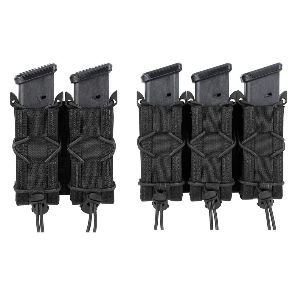 Edc Carry Flashlight - 9mm Pistool Dubbele/Triple Stack Magazine Pouch