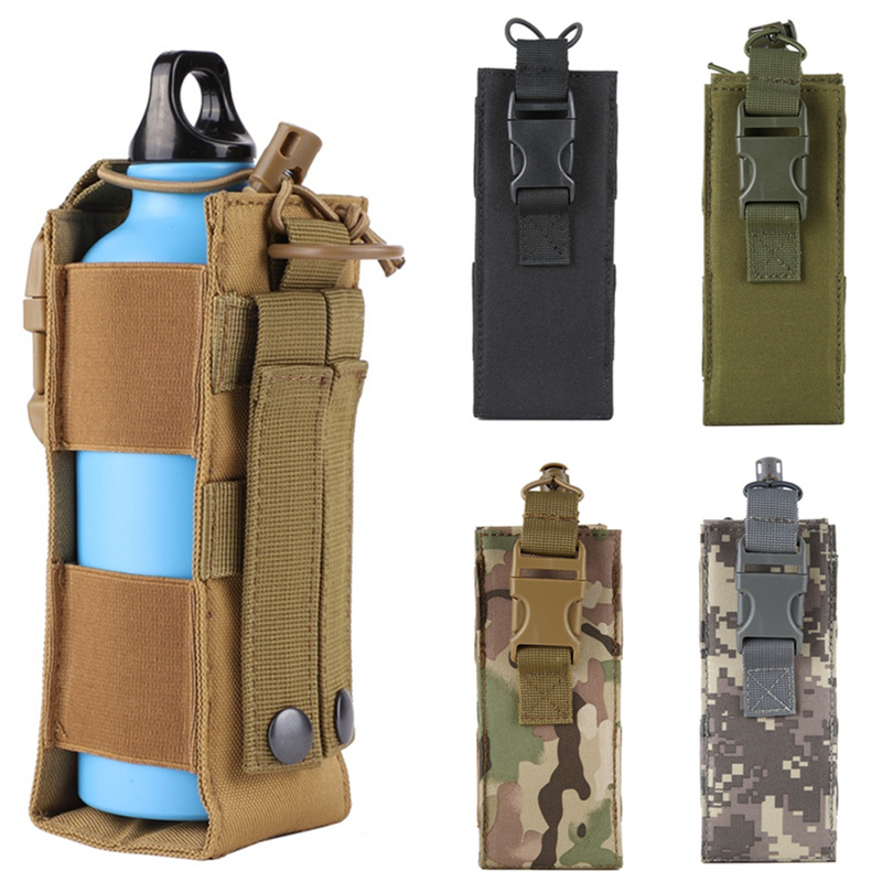 Edc Everyday Carry - Molle Waterfles Holster Pouch Buitensporten Rijden
