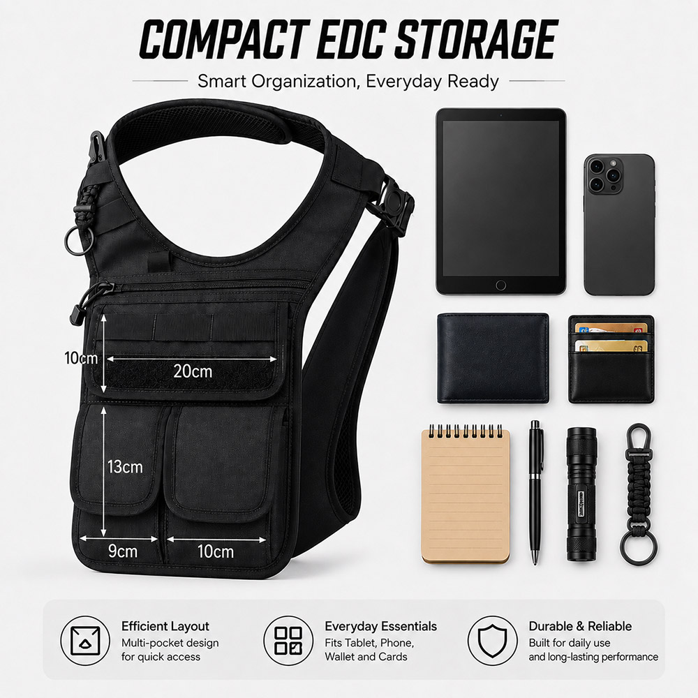 QX Tactical Verborgen Schouder - Edc Carry Bag For Men recensie en prijs