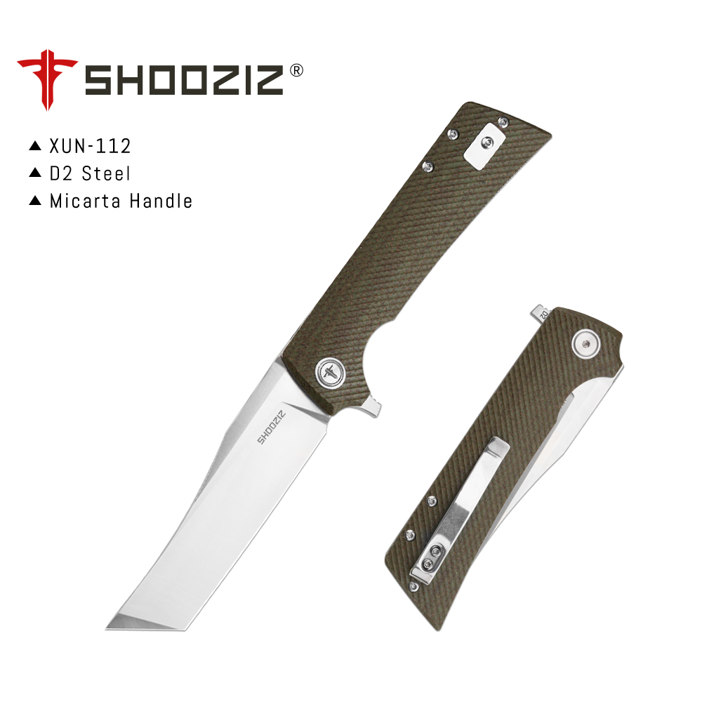 Shooziz XUN112 EDC-zakmes met  - Edc Carry For Men recensie en prijs