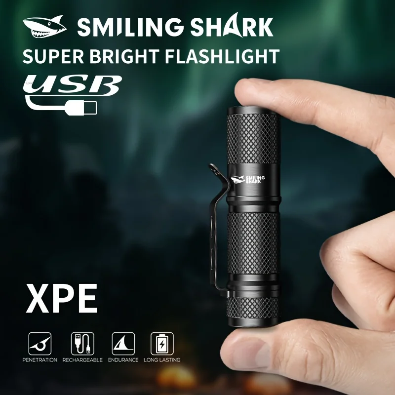 SMILING SHARK Ultra-Krachtige  - Edc Carry Flashlight recensie en prijs