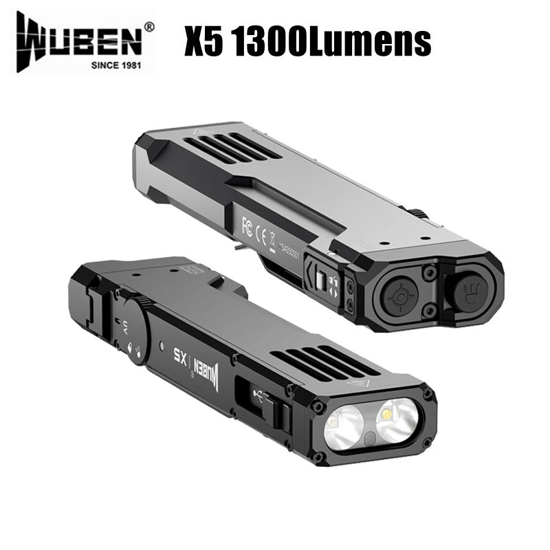 WUBEN X5 Compacte EDC-zaklamp  - Edc Carry Flashlight recensie en prijs
