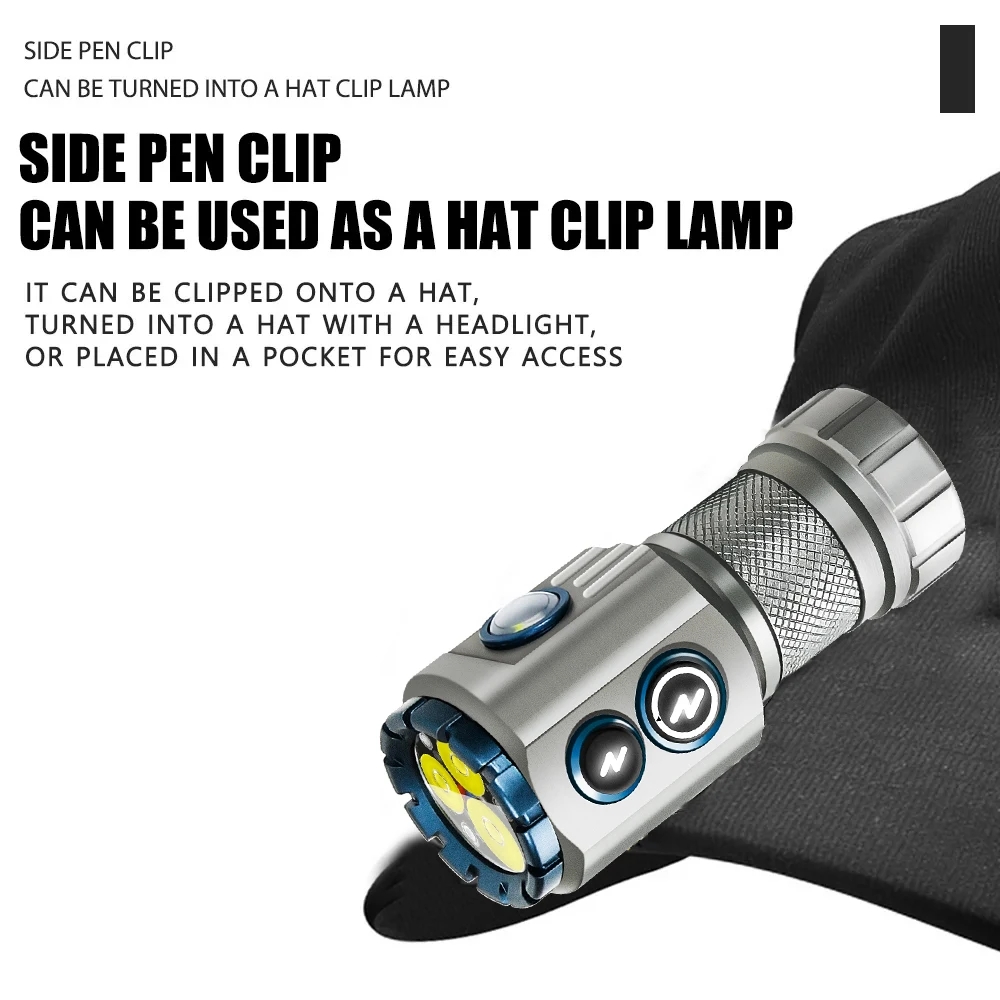 Krachtige 2000lm Edc Zaklamp T - Edc Carry Flashlight recensie en prijs