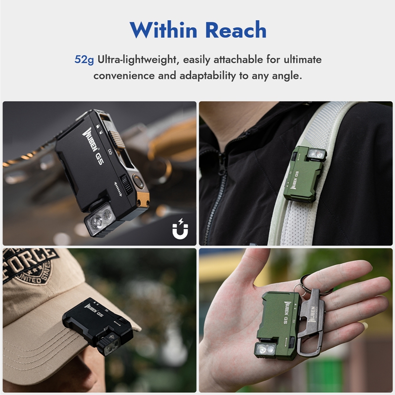 WUBEN G5 & X4 EDC Zaklamp Opla - Edc Carry Flashlight recensie en prijs