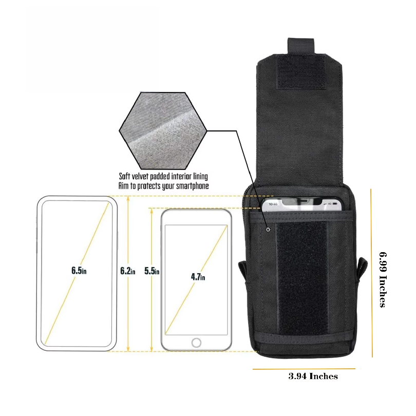 Tactische Molle Pouch Heuptas  - Edc Everyday Carry recensie en prijs
