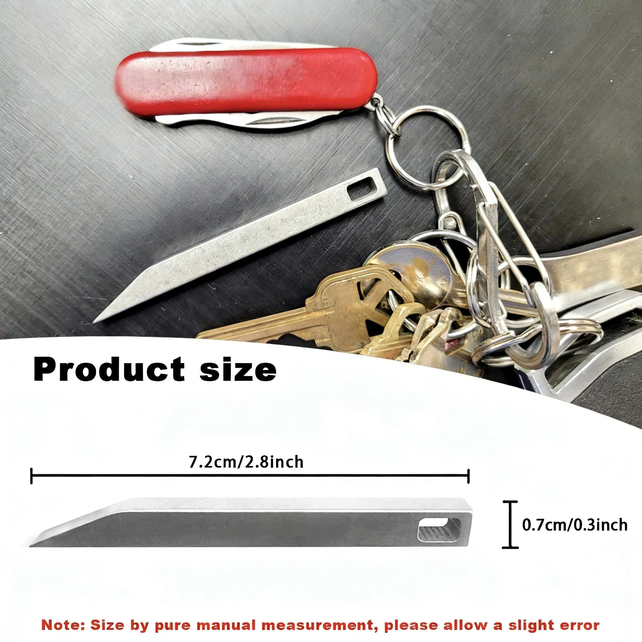 Zware sleutelhanger-krik EDC-k - Edc Everyday Carry recensie en prijs