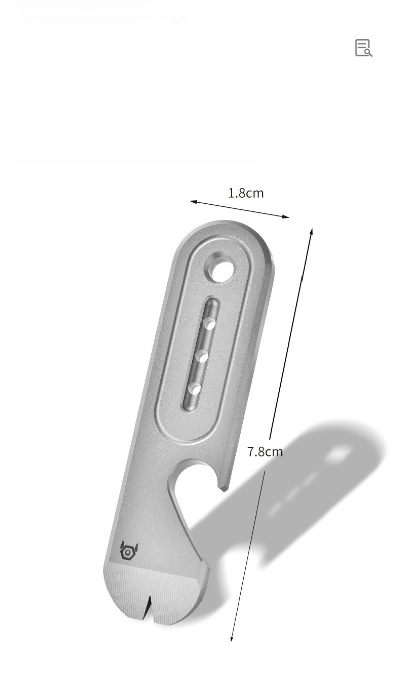 Titaniumlegering Zakspatel Mul - Titanium Pry Bar recensie en prijs