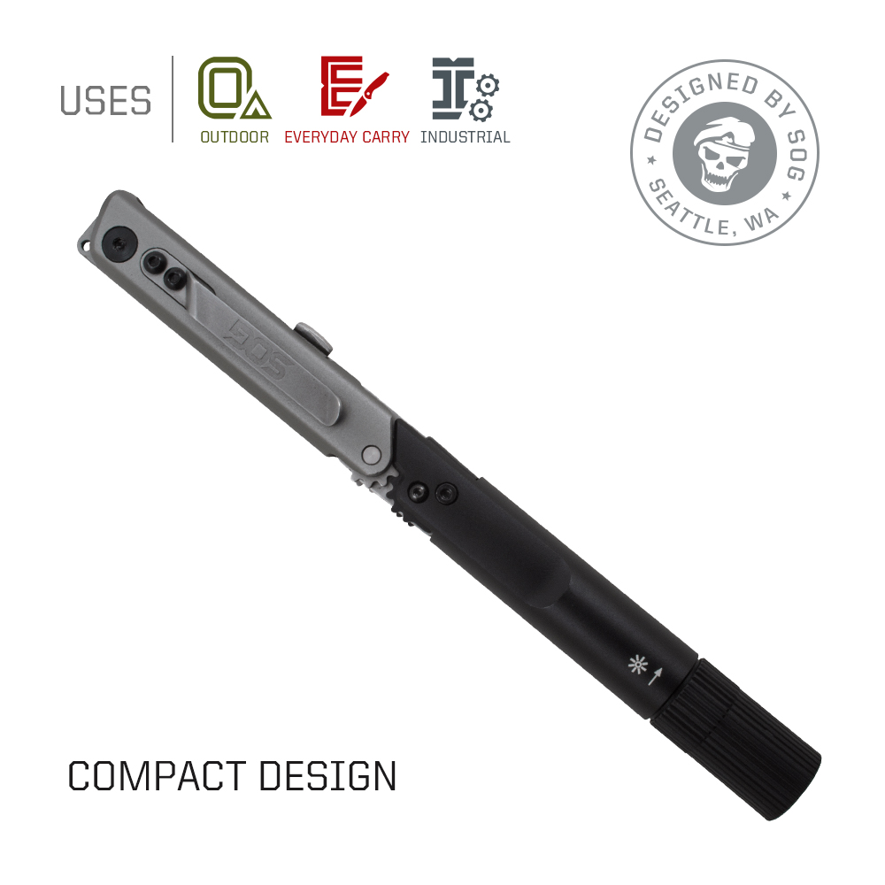 SOG BATON Q2 4-in-1 multitoolp - Edc Carry Flashlight recensie en prijs